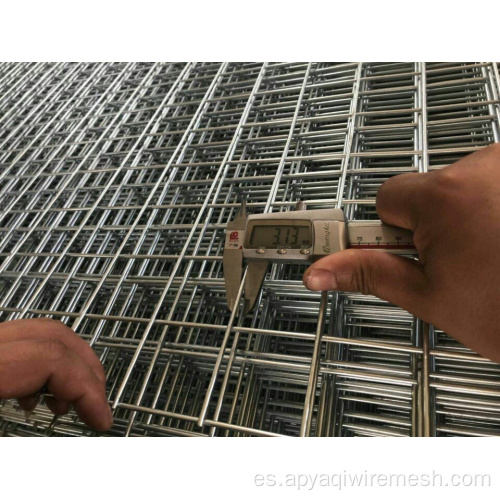 panel de malla de alambre soldado galvanizado para panel de valla